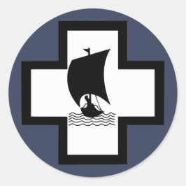 クリエシュマリーヌ13th Uボートフロッティラエンブレム ラウンドシール