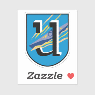 クリエシュマリーヌ1st UボートフロッティラエンブレムクラシックR シール