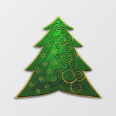 クリエレガントスマスツリーの窓がしがみつく ウィンドウサイン (シート)