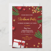 クリエレガントスマスパーティの招待状 招待状 (正面)