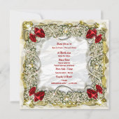 クリエレガントスマスパーティーリース 招待状 (裏面)