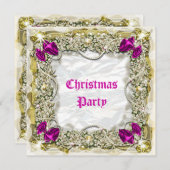 クリエレガントスマスリース白 招待状 (正面/裏面)