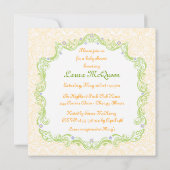 クリエレガントブベビーシャワー招待状 招待状 (裏面)