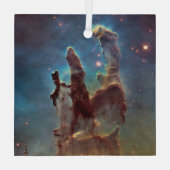 クリエーションの柱イーグルネブラハッブル宇宙 ガラスオーナメント (裏面)