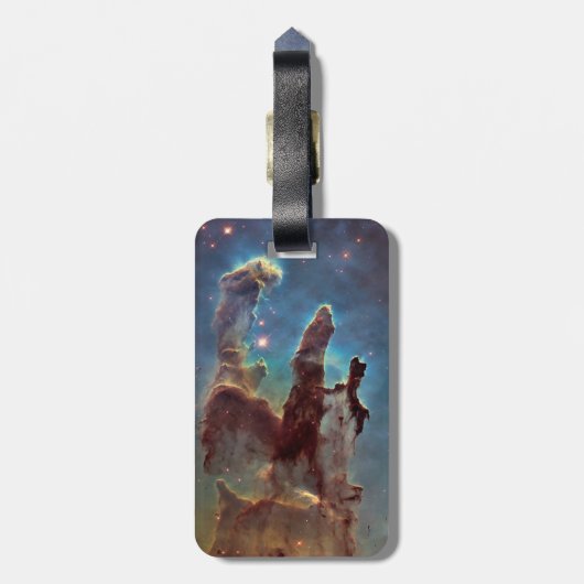 クリエーションの柱イーグルネブラハッブル宇宙 ラゲッジタグ (裏面縦)