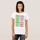クリエーターとクリエーター（ライト） Tシャツ (正面フル)