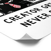 クリエーターのグライストップンなし – 情熱を燃やすEvery ポスター (角)