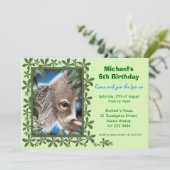 クリオスコアラ子供の誕生日パーティの招待状 招待状 (スタンド正面)