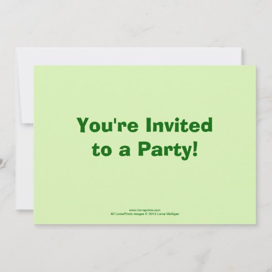 クリオスコアラ子供の誕生日パーティの招待状 招待状 (裏面)