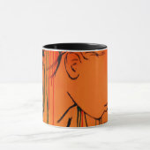 クリオール雨-黄色II マグカップ (中央)