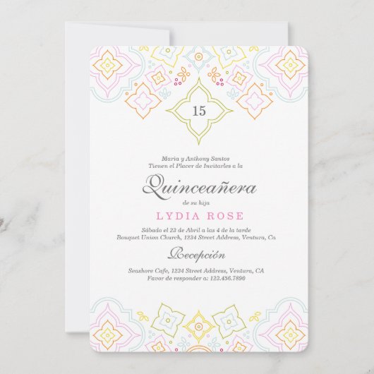 クリカラフルンス 招待状 (正面)