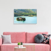 クリカNPのヴィソバック修道院の島 – クロアチア キャンバスプリント (インサイチュ (リビング))