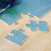 クリカNPのヴィソバック修道院の島 – クロアチア ジグソーパズル (側面)