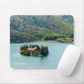 クリカNPのヴィソバック修道院の島 – クロアチア マウスパッド (マウス)
