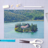 クリカNPのヴィソバック修道院の島 – クロアチア 薄葉紙 (クラフト)