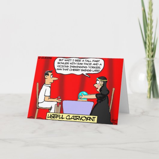 クリケッおもしろいト漫画 カード (正面)