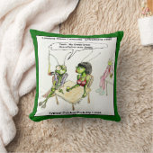 クリケットおもしろいピックアップレインズコットン装飾用クッション クッション (ブランケット)