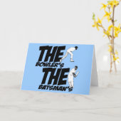 クリケットおもしろい カード (黄色い花)