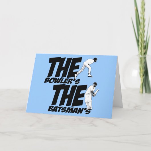 クリケットおもしろい カード (正面)