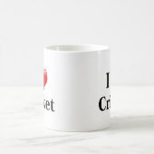 クリケットが大好き コーヒーマグカップ (中央)