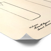 クリケットこうもり1886パテントアートオールドピーパー ポスター (角)