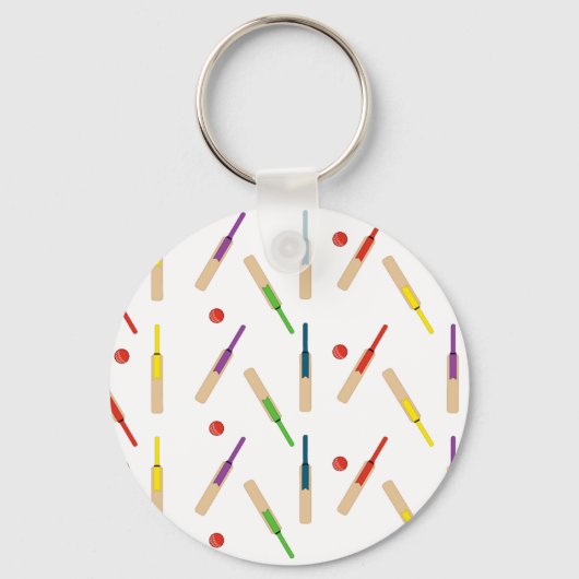 クリケットこうもり/ボールキーチェーン キーホルダー (正面)