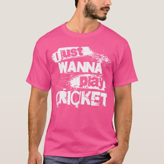 クリケットしたい遊だ Tシャツ (正面)
