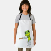 クリケットでカエルこうもり エプロン (インサイチュ)