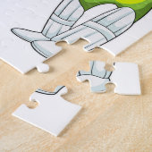 クリケットでカエルこうもり ジグソーパズル (側面)