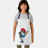 クリケットでキラーホエールアットクリケットこうもり エプロン (インサイチュ)