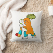 クリケットでニンジンこうもり クッション (ブランケット)