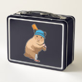 クリケットでハムスターこうもり メタルランチボックス (裏面)