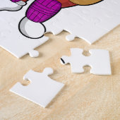 クリケットでホットドッグこうもり ジグソーパズル (側面)