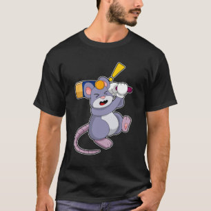 クリケットとマウスのこうもり Tシャツ