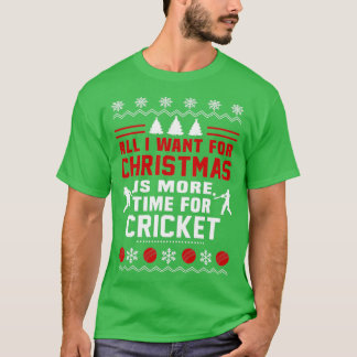 クリケットのクリスマス時間 Tシャツ