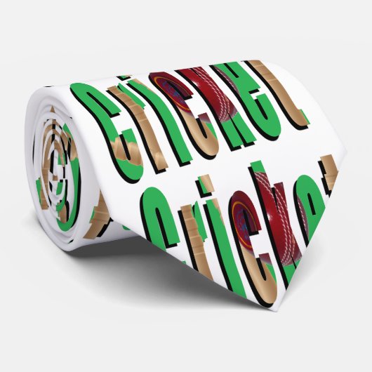 クリケットのゲームのロゴユニセックス、シルキーのネクタイ。 ネクタイ (ロール)