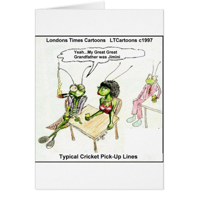 クリケットの拾い上げラインおもしろい (正面)