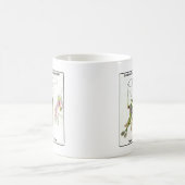 クリケットの拾い上げラインおもしろい コーヒーマグカップ (中央)