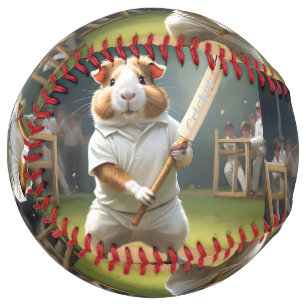 クリケットの熱狂：モルモットの大試合 ソフトボール