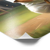 クリケットの熱狂：モルモットの大試合 フォトプリント            (角)