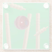 クリケットの球根と切り株 ガラスコースター (裏面)