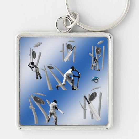 クリケットの試合。 キーホルダー (正面)