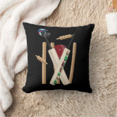 クリケットの試合。 クッション (ブランケット)