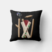 クリケットの試合。 クッション (裏面)