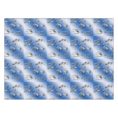 クリケットの試合。 テーブルクロス (正面(横))