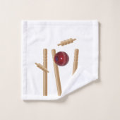 クリケットの試合。 バスタオルセット (ウォッシュタオル)