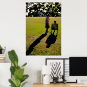 クリケットの試合 ポスター (ホームオフィス)