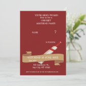 クリケットの誕生日パーティー スポーツ招待状 招待状 (スタンド正面)