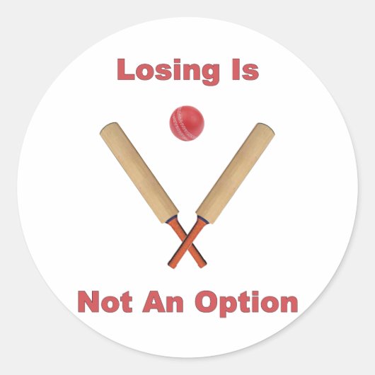 クリケットの選択肢ではない ラウンドシール (正面)