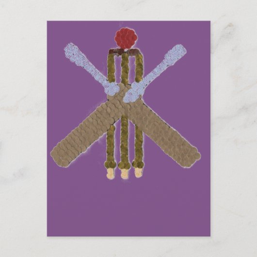 クリケットはがき ポストカード (正面)